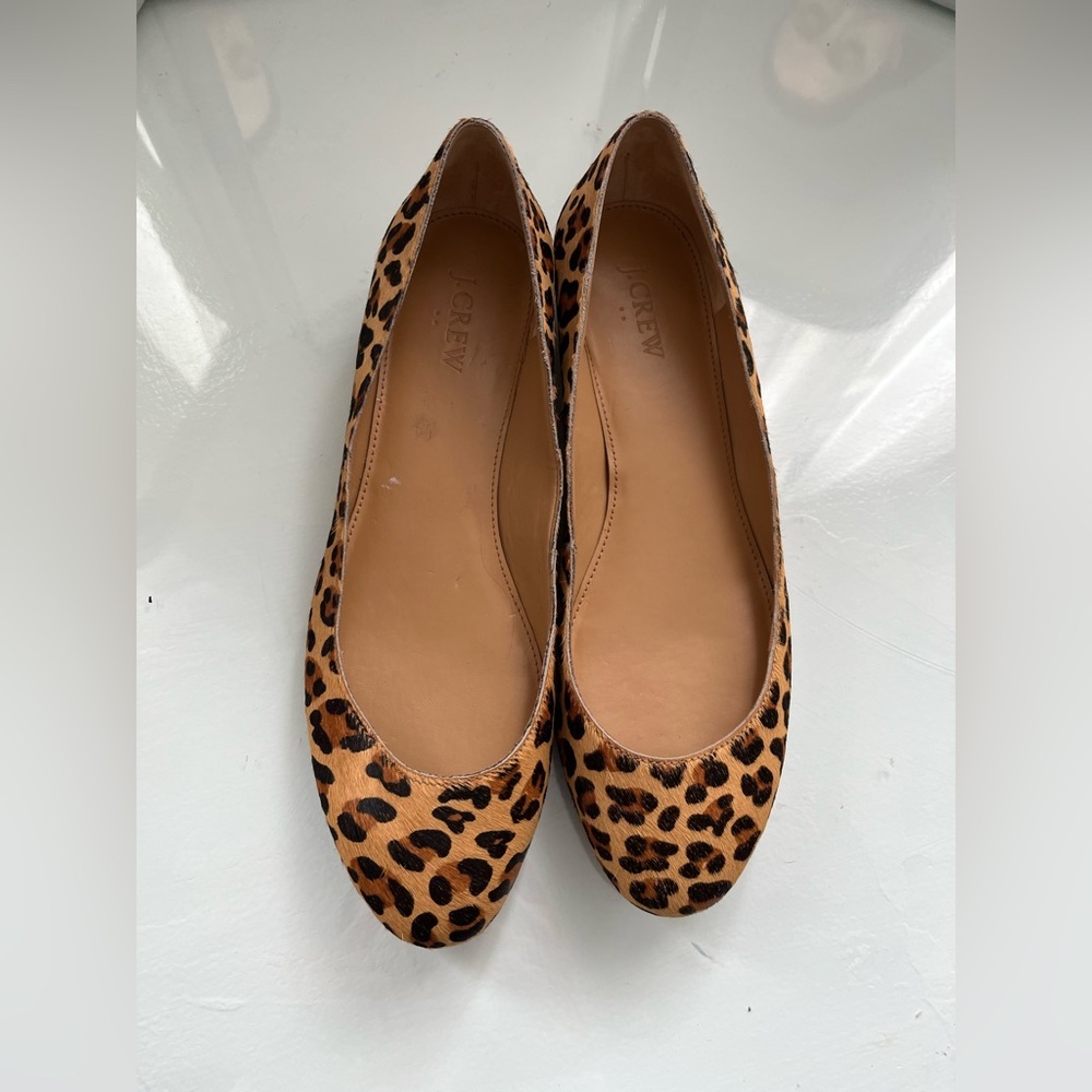 J. Crew Animal Print Flats